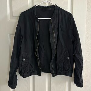 Cynthia Rowley 100% Linen bomber jacket